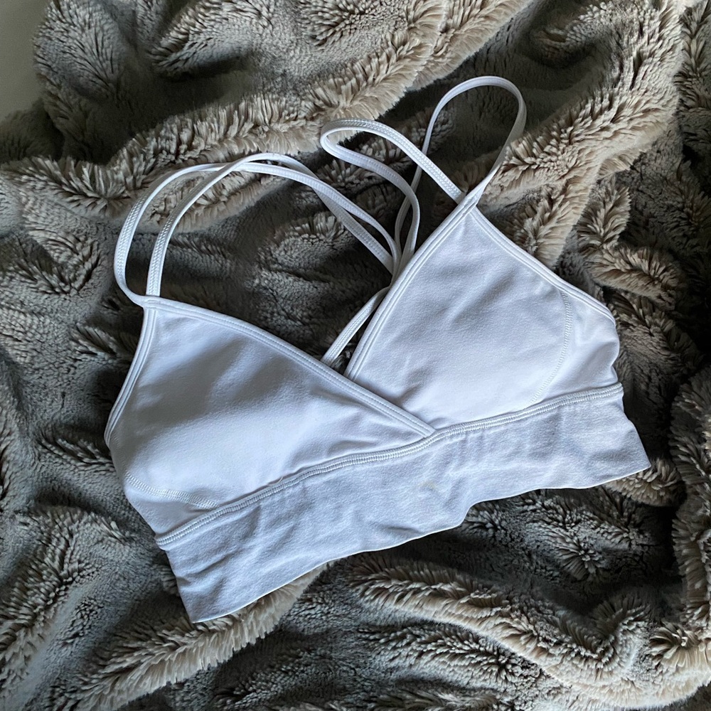 Lululemon sports bra WHITE